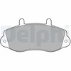 Image de Kit De Plaquettes De Frein, Frein À Disque Lp1406 Delphi Delphi Lp1406 Opel;Renault