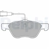 Image de Kit De Plaquettes De Frein, Frein À Disque Lp1408 Delphi Delphi Lp1408 Alfa Romeo;Lancia