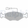 Image de Kit De Plaquettes De Frein, Frein À Disque Lp1415 Delphi Delphi Lp1415 Fiat