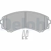 Image de Kit De Plaquettes De Frein, Frein À Disque Lp1462 Delphi Delphi Lp1462 Isuzu;Mazda;Mitsubishi