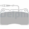 Image de Kit De Plaquettes De Frein, Frein À Disque Lp1516 Delphi Delphi Lp1516 Citroen;Fiat;Lancia;Peugeot