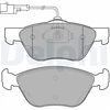 Image de Kit De Plaquettes De Frein, Frein À Disque Lp1587 Delphi Delphi Lp1587 Alfa Romeo;Fiat;Lancia