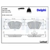 Image de Kit De Plaquettes De Frein, Frein À Disque Lp1588 Delphi Delphi Lp1588 Mercedes-Benz