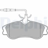 Image de Kit De Plaquettes De Frein, Frein À Disque Lp1607 Delphi Delphi Lp1607 Citroen;Peugeot