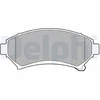 Image de Kit De Plaquettes De Frein, Frein À Disque Lp1609 Delphi Delphi Lp1609 Buick;Cadillac;Chevrolet;Opel;Pontiac;Vauxhall