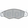 Image de Kit De Plaquettes De Frein, Frein À Disque Lp1610 Delphi Delphi Lp1610 Citroen;Nissan;Renault