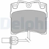 Image de Kit De Plaquettes De Frein, Frein À Disque Lp1535 Delphi Delphi Lp1535 Volkswagen