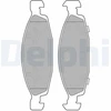 Image de Kit De Plaquettes De Frein, Frein À Disque Lp1557 Delphi Delphi Lp1557 Jeep