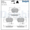 Image de Kit De Plaquettes De Frein, Frein À Disque Lp1672 Delphi Delphi Lp1672 Audi;Seat;Skoda;Volkswagen