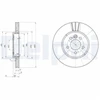 Image de Disque De Frein Delphi Bg3503 Mg;Rover