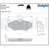 Image de Kit De Plaquettes De Frein, Frein À Disque Lp1695 Delphi Delphi Lp1695 Nissan;Opel;Renault;Vauxhall