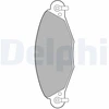 Image de Kit De Plaquettes De Frein, Frein À Disque Lp1655 Delphi Delphi Lp1655 Citroen