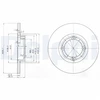 Image de Disque De Frein Delphi Bg3551 Chevrolet;Daewoo