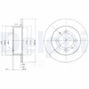 Image de Disque De Frein Delphi Bg3609 Hyundai;Kia