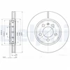 Image de Disque De Frein Delphi Bg3611 Audi;Seat;Skoda;Volkswagen