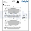Image de Kit De Plaquettes De Frein, Frein À Disque Lp1699 Delphi Delphi Lp1699 Peugeot