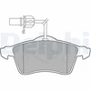 Image de Kit De Plaquettes De Frein, Frein À Disque Lp1707 Delphi Delphi Lp1707 Volkswagen