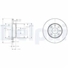 Image de Disque De Frein Delphi Bg3567 Opel