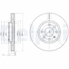 Image de Disque De Frein Delphi Bg3569 Opel;Vauxhall