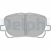 Image de Kit De Plaquettes De Frein, Frein À Disque Lp1711 Delphi Delphi Lp1711 Toyota