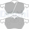 Image de Kit De Plaquettes De Frein, Frein À Disque Lp1731 Delphi Delphi Lp1731 Opel;Saab;Vauxhall