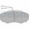 Image de Kit De Plaquettes De Frein, Frein À Disque Lp1750 Delphi Delphi Lp1750 Citroen;Fiat;Peugeot