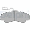 Image de Kit De Plaquettes De Frein, Frein À Disque Lp1751 Delphi Delphi Lp1751 Citroen;Fiat;Peugeot