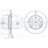 Image de Disque De Frein Delphi Bg3658 Audi;Volkswagen
