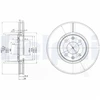 Image de Disque De Frein Delphi Bg3675 Citroen