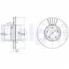 Image de Disque De Frein Delphi Bg3676 Ford