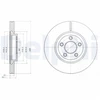Image de Disque De Frein Delphi Bg3704 Chrysler