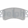 Image de Kit De Plaquettes De Frein, Frein À Disque Lp1799 Delphi Delphi Lp1799 Mazda;Rover