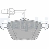 Image de Kit De Plaquettes De Frein, Frein À Disque Lp1801 Delphi Delphi Lp1801 Ford;Seat;Volkswagen