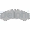 Image de Kit De Plaquettes De Frein, Frein À Disque Lp1802 Delphi Delphi Lp1802 Iveco