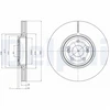 Image de Disque De Frein Delphi Bg9687 Renault