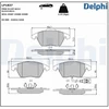 Image de Kit De Plaquettes De Frein, Frein À Disque Lp1837 Delphi Delphi Lp1837 Audi;Seat;Skoda;Volkswagen