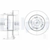 Image de Disque De Frein Delphi Bg3745 Honda