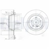 Image de Disque De Frein Delphi Bg3757 Mercedes-Benz