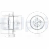 Image de Disque De Frein Delphi Bg3777 Toyota
