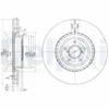 Image de Disque De Frein Delphi Bg3818 Subaru