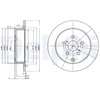 Image de Disque De Frein Delphi Bg3822 Toyota