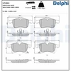 Image de Kit De Plaquettes De Frein, Frein À Disque Lp1861 Delphi Delphi Lp1861 Opel;Vauxhall