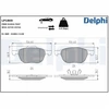 Image de Kit De Plaquettes De Frein, Frein À Disque Lp1869 Delphi Delphi Lp1869 Ford;Mazda;Volvo
