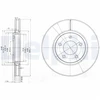 Image de Disque De Frein Delphi Bg3716 Chrysler;Dodge;Jeep