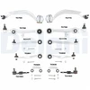 Image de Kit De Réparation, Triangle De Suspension Tc1300kit Delphi Delphi Tc1300kit Audi;Volkswagen