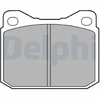 Image de Kit De Plaquettes De Frein, Frein À Disque Lp117 Delphi Delphi Lp117 Volkswagen