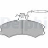 Image de Kit De Plaquettes De Frein, Frein À Disque Lp378 Delphi Delphi Lp378 Alfa Romeo;Citroen;Fiat;Peugeot