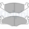 Image de Kit De Plaquettes De Frein, Frein À Disque Lp420 Delphi Delphi Lp420 Seat;Volkswagen
