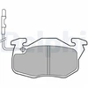 Image de Kit De Plaquettes De Frein, Frein À Disque Lp490 Delphi Delphi Lp490 Citroen;Peugeot;Renault