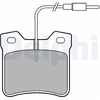 Image de Kit De Plaquettes De Frein, Frein À Disque Lp667 Delphi Delphi Lp667 Mercedes-Benz;Peugeot